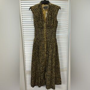 NWT Anthropologie leopard dress. Size small